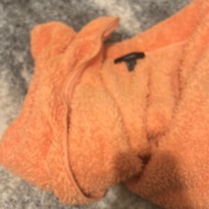 Cozy Orange Fleece Jacket